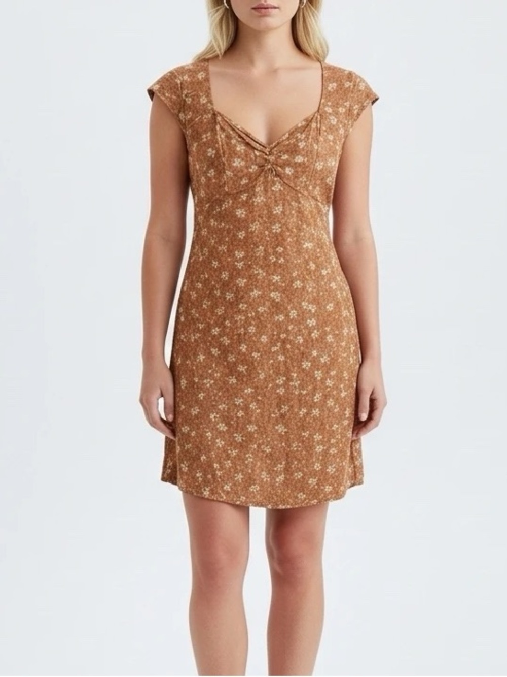 Aeropostale Orange Floral Dress